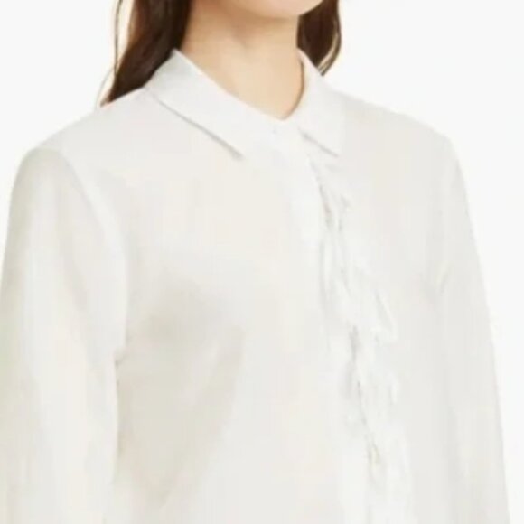 Kobi Halperin Paula Fringe-Placket Blouse - Picture 3 of 7